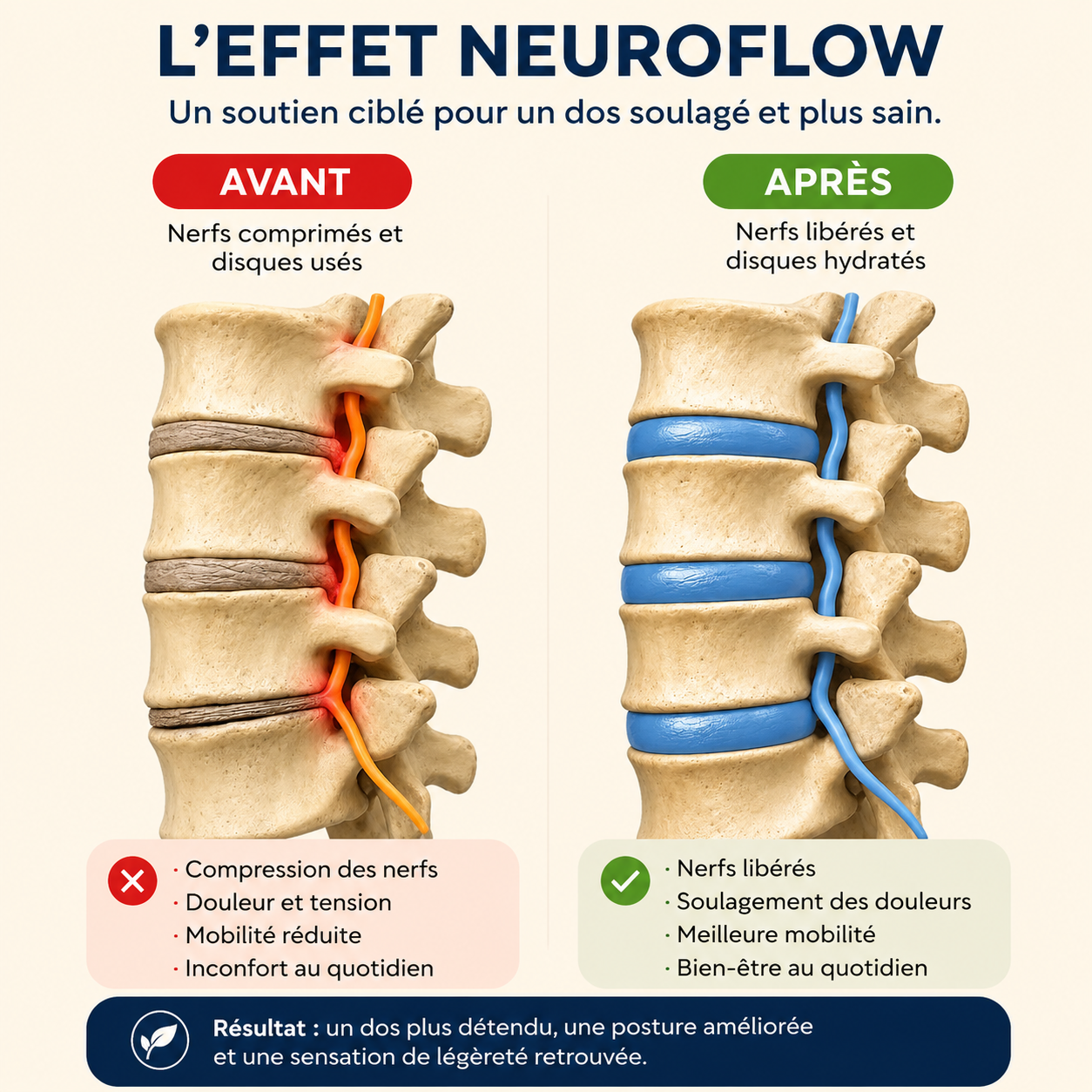 Appareil de massage des tissus profonds NeuroFlow à 3 zones